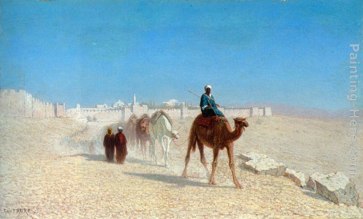 Jerusalem, Cote de la Porte de Jaffe painting - Charles Theodore Frere Jerusalem, Cote de la Porte de Jaffe art painting